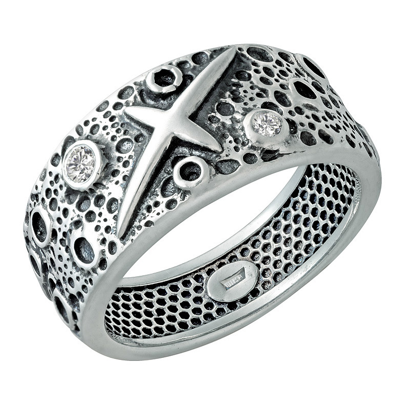 Кольцо, серебро, фианит, 812188